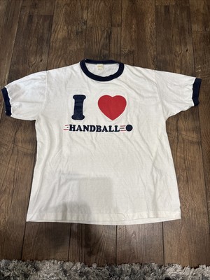Vintage I love   handball ringer T-shirt XL sportswear