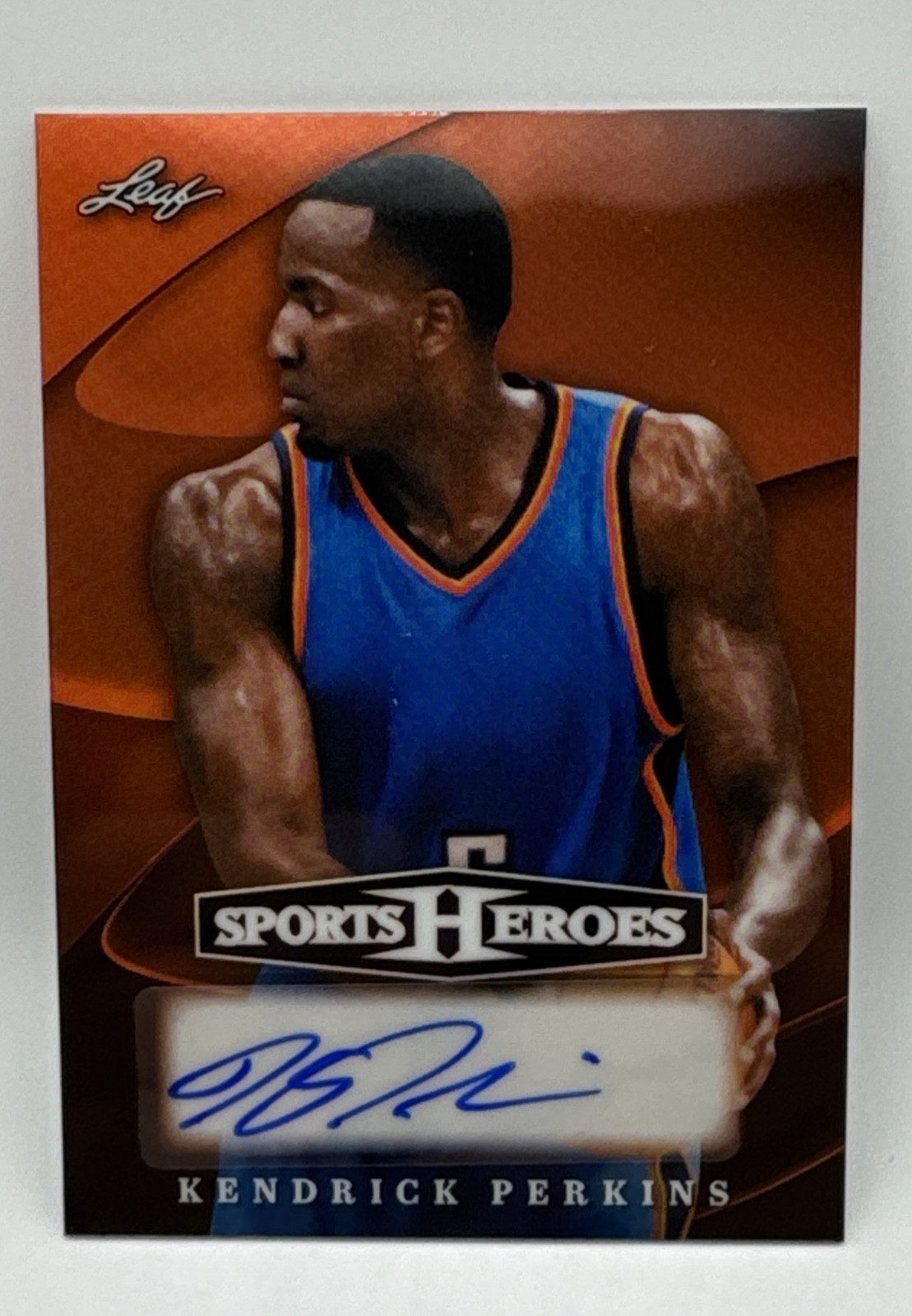 2026 Leaf Sports Heroes - Kendrick Perkins AUTO Orange Prismatic 01/6 (AU) 🔥