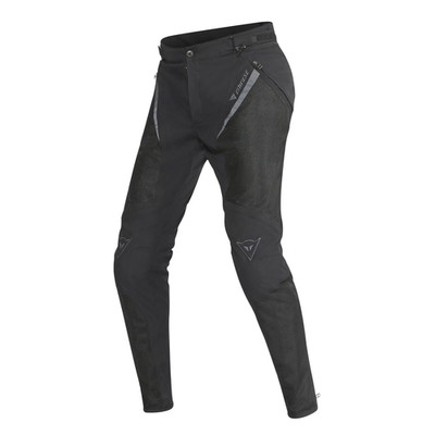 DAINESE DRAKE SUPER AIR LADY TEX HOSE Damen-Motorradhose, schwarzer Stoff