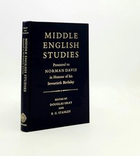 STANLEY E G GRAY Douglas / MIDDLE ENGLISH STUDIES Presented to Norman Davis