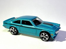 😎 Custom made Hot Wheels custom v8 Vega Diecast Car In Teal - A Beauty !