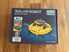 STEM Build and Learn Solar Robot Space Shuttle Astronaut 6-In-1 Robot Model Kit