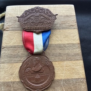 1916 G.A.R. Civil War RIPON WI Golden Jubilee Encampment Delegate Medal