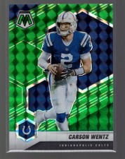 2021 Panini Mosaic Green #90 Carson Wentz
