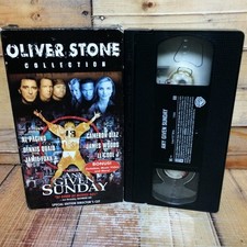 Any Given Sunday VHS Used Oliver Stone Al Pacino Cameron Diaz Football Drama