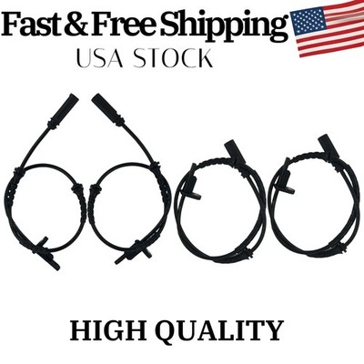 4Pcs ABS Wheel Speed Sensors for BMW X1 X2 Mini Cooper Clubman 2.0L Front & Rear