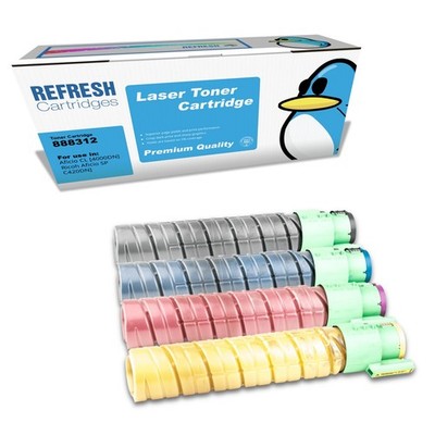 Refresh Patronen Full Set Pack Typ 245 Toner kompatibel mit Ricoh Druckern