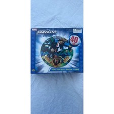 Marvel Fantastic Four Inflatable Snow Tube 40 Inch Extra Large Blue Winter Sled