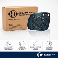 Spiegelglas Aussenspiegel Links Diederichs 1075127 FÜR Audi Ersatzglas Spiegel