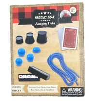 Magic Box 5 Amazing Magic Tricks Cards Balls Dice Rope Disappearing Coin Manuals