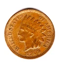 1909 S Indian Cent AU in Grade 100% Original Beautiful Coin and Eye Appeal