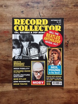 Vintage record collector magazine Sept 2000 - Neil Young, Moby, Dexys midnight