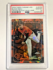 Blake Snell #USC59 | 2024 Topps Chrome Update [Orange Black Lava Lamp] PSA 10