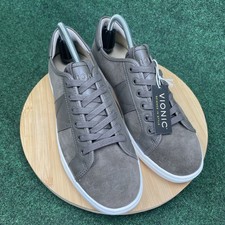 Vionic Jerome Suede Brown Taupe Sneaker Shoes Mens Size 8