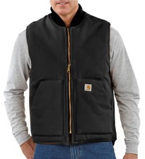 Carhartt Duck Vest sz 2XL 106676 formerly CTV01 Black 99 MSRP NWT