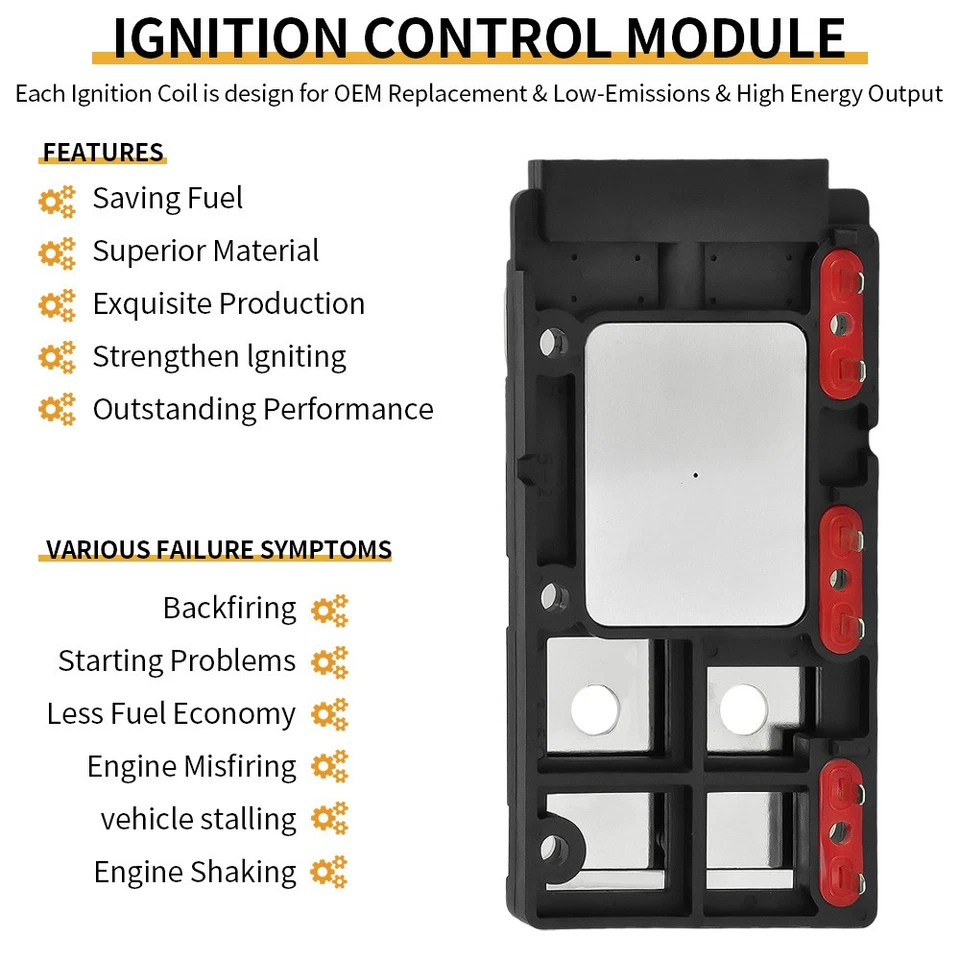 Replacement For Pontiac Buick Chevrolet Ignition Control Module 10469470 D1940A - Image 2 of 4