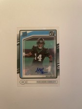 2024 Panini Clearly Donruss Malachi Corley #73 - Rated Rookie Auto /17 RC AU