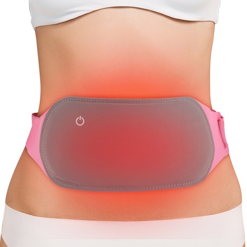 Electric Heating Menstrual Vibration Pad Belt For Period Pain Relief Cramps 2024 - Picture 3 of 9