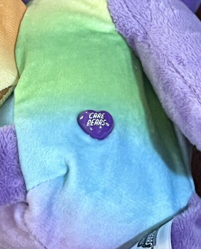 Peluche Care Bears Share Bear viola con ali colorate peluche NUOVO - Foto 8 di 10