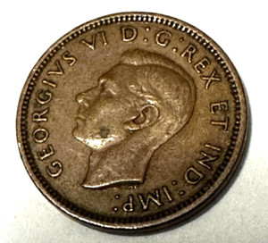 1941 Canada 1 Cent. Nice Grade.