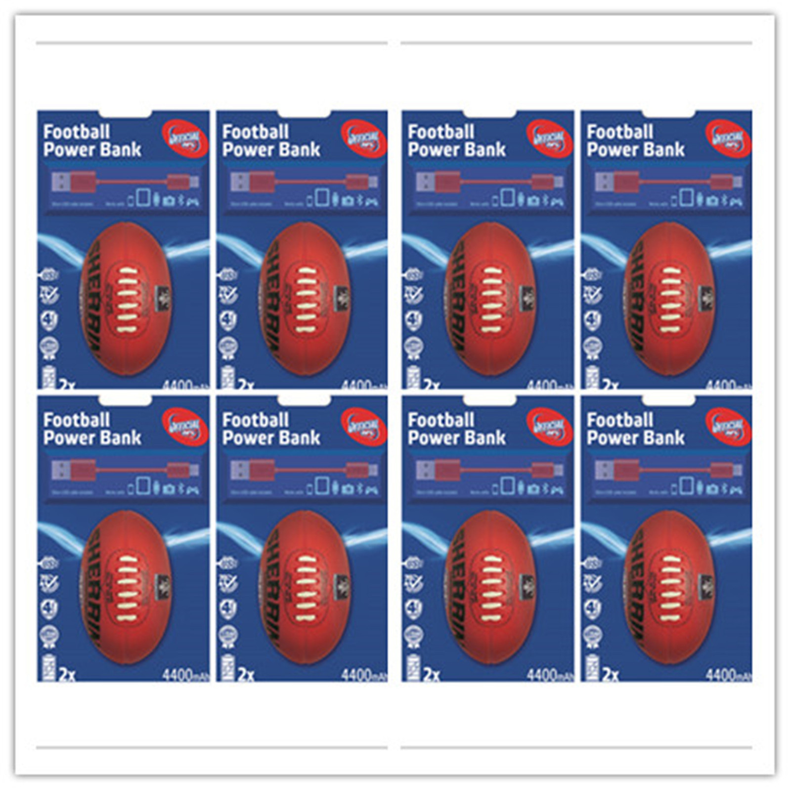 I Phone Portable Power Supplier Rechargeable Charger Sherrin Fremantlex8-RESELL