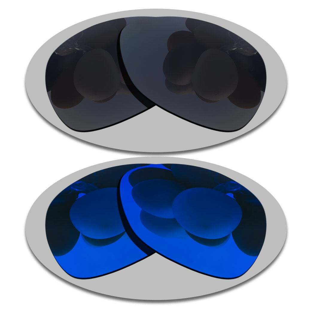 US Black&Deep Blue Replacement Lenses For-Oakley Feedback OO4079 Polarized