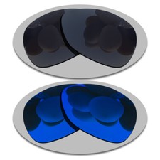 US Black Deep Blue Replacement Lenses For-Oakley Feedback OO4079 Polarized