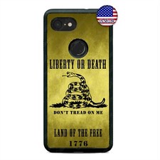 Google Pixel 3 3XL 2XL Land of the Free 2nd Amendment Liberty Death Case Cover