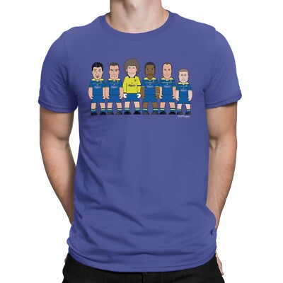 Mens Quality Cotton Wimbledon Football Legends T-Shirt CRAZY GANG 88 Caricature