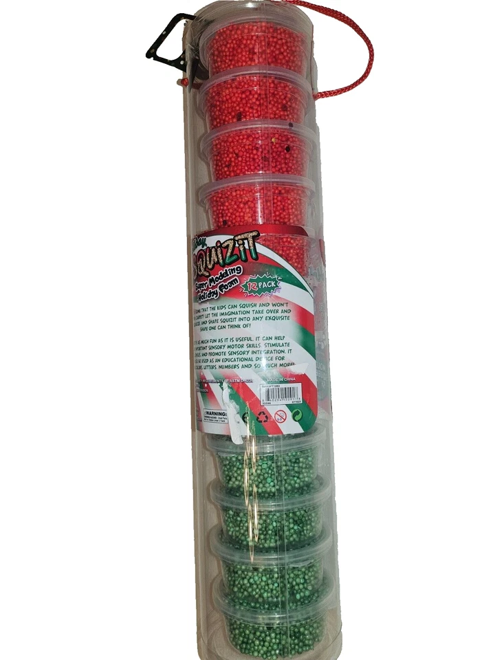 Holiday SquizIt Super Modeling Slime 12 Pack By PlayTek Never Dries Out Deal - Image 2 of 4