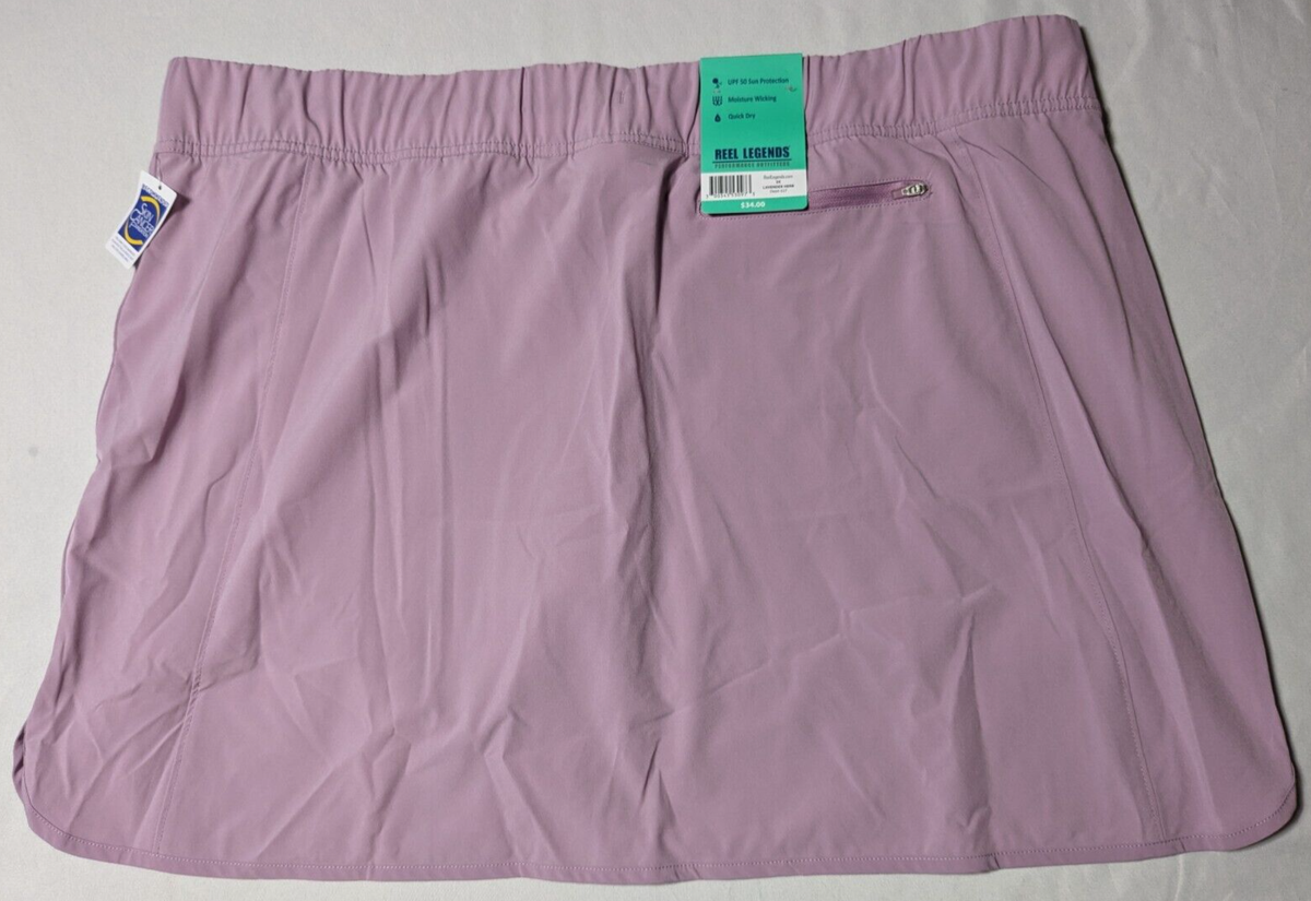 Jupe-short Femme Reel Legends – Taille 2X – Lavande – Stretch – Neuve Avec étiquettes
