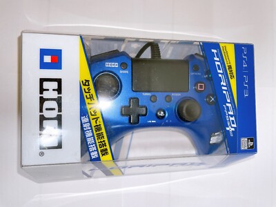 Hori Pad FPS Plus for PS4 PS3 Turbo Rapid Fire Wired Controller Gamepad Blue Ver