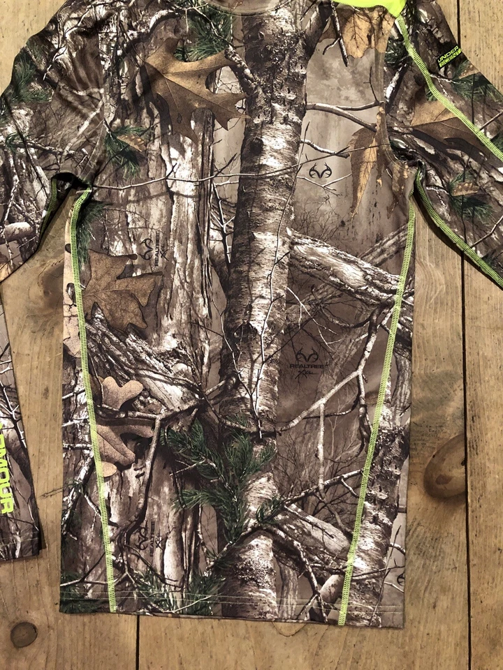 Under Armour Men's Compression ColdGear Scent Control Realtree Mock Small/S $75 - Image 4 of 4