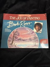 Vintage 1990 Bob Ross The Joy of Painting Vol 18 Art Book  How To  VG Free Ship 