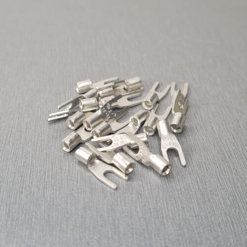2/5/10/20/50Pcs SNB2-3 Non Insulated Fork Spade 16-14AWG Wire Crimp Terminals - Picture 6 of 21