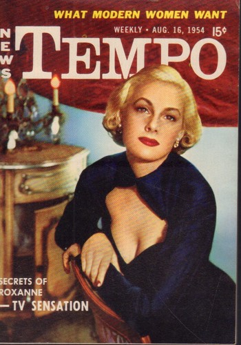 News Tempo Digest August 16 1954 Judy Garland Cheesecake Pin Up 091218AME2