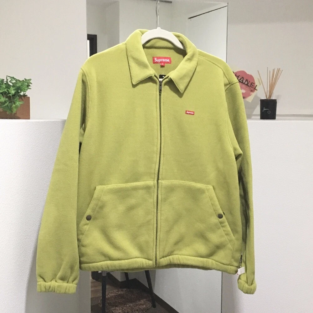 Veste polaire à manches longues SUPREME INUTILISÉE Polartec Harrington veste verte