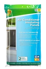 2 Duck Brand Window Air Conditioner Foam Insulating Panels 18" x 9" x .88" [G3]
