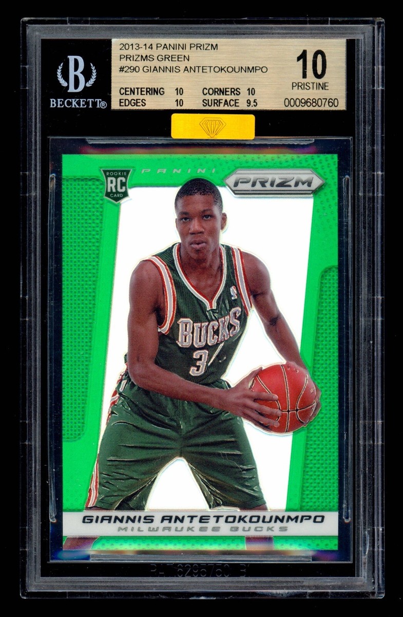 giannis antetokounmpoルーキー 2013-14 Panini Prizm GIANNIS ANTETOKOUNMPO Green Prizm