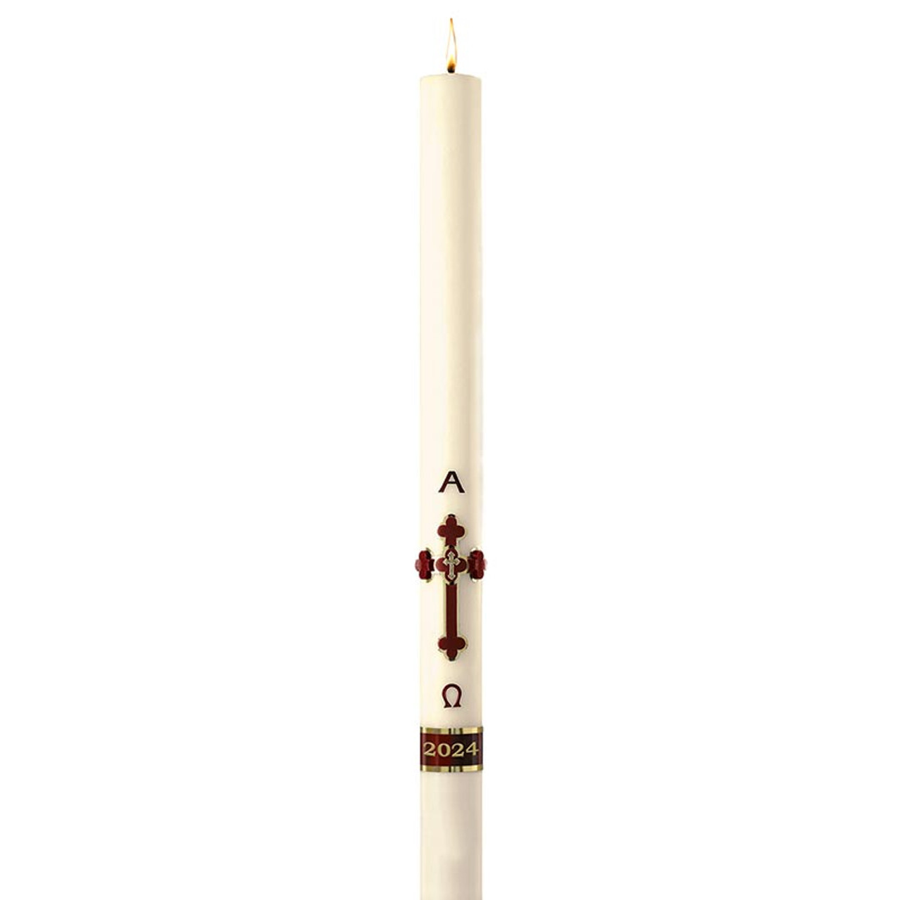 Catholic Church Candle Easter Celebrations Beeswax Wax Adora