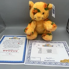 Build A Bear Vault Collection Pumpkin Kitty 2024 Halloween Orange Stuffed NWT