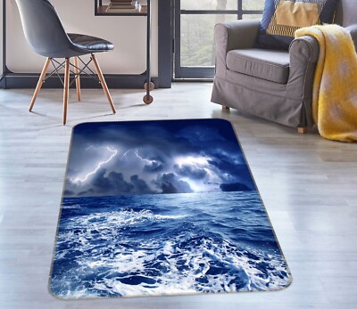3D Sky Lightning O8541 Game Rug Mat Elegant Photo Carpet Mat Romy