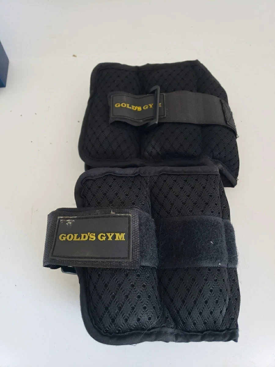 Paire De Poids Chevilles/poignets Gold's Gym - 5 Pounds Ajustable - Occasion