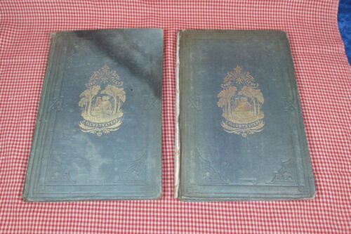 Two Books!   1845 Elegy Written In A Country Church-Yard, Thomas Gray - Afbeelding 1 van 5