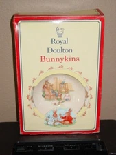 Vintage 1994 Royal Doulton Bunnykins 3 Piece dish set Plate bowl cup Children