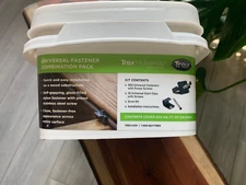 TREX Universal Fastener Combination Pack 360 pcs Covers 200 sq ft -  New Sealed