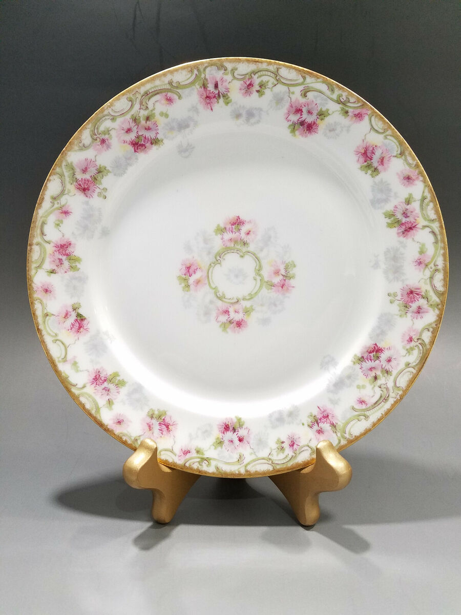 Antique PL Limoges LS&S Limoges France Porcelain Pink Gold Antique PL Limoges LS&S Limoges France Porcelain Pink Gold