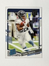 2023 Clearly Donruss #88 Tyjae Spears Tennessee Titans Rated Rookie!