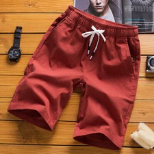 Men's Casual Shorts Outdoor Beach Pants Sports Workout Hiking Fitness Summer