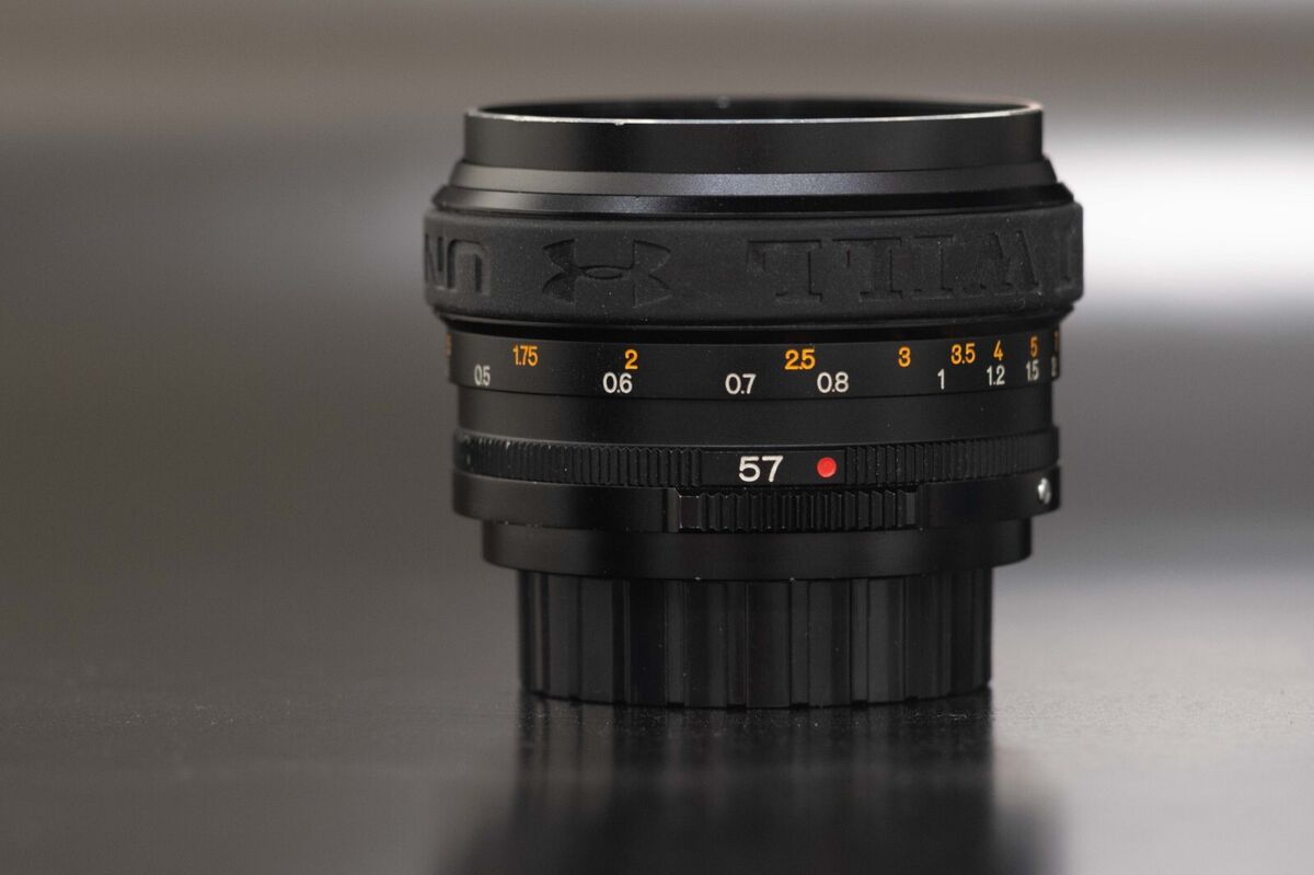 Rare Konica Hexanon AR 57mm f1.2 MF Lens AE AR Mount with Rare Konica Hexanon AR 57mm f1.2 MF Lens AE AR Mount with